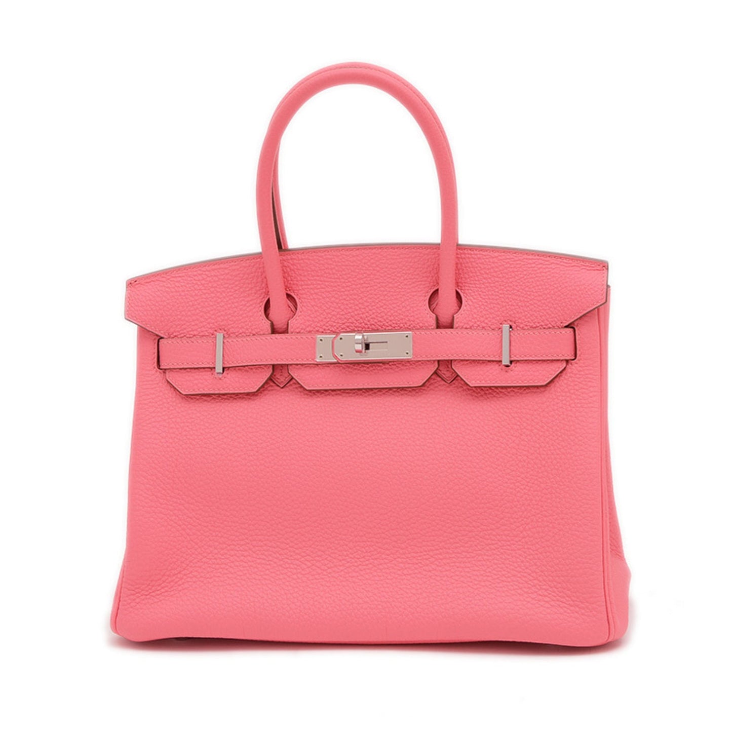 Hermes Rose Azalee Togo Leather Handbag ( )