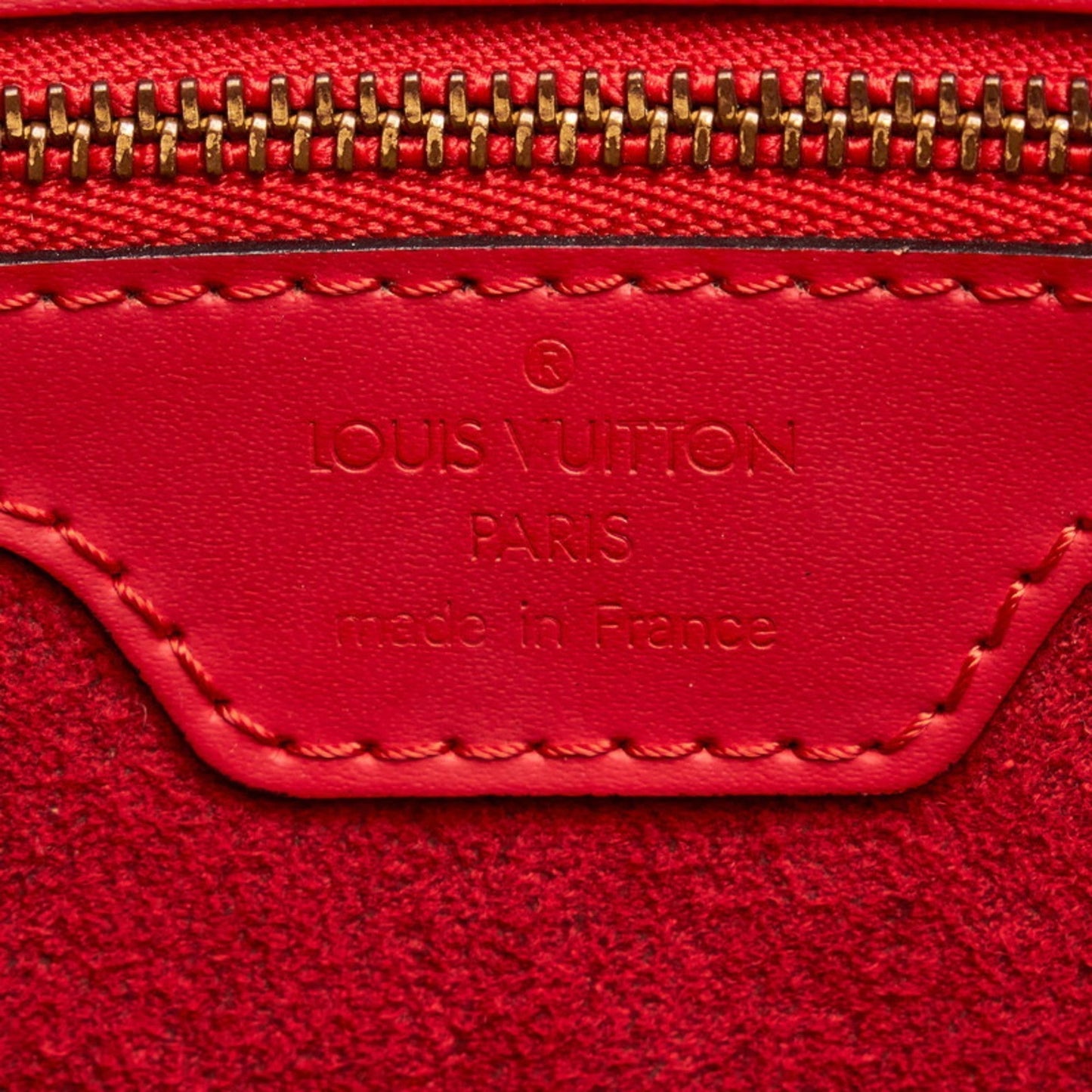 Louis Vuitton Epi Lussac Shoulder Bag M52287 Castilian Red Leather Ladies LOUIS VUITTON