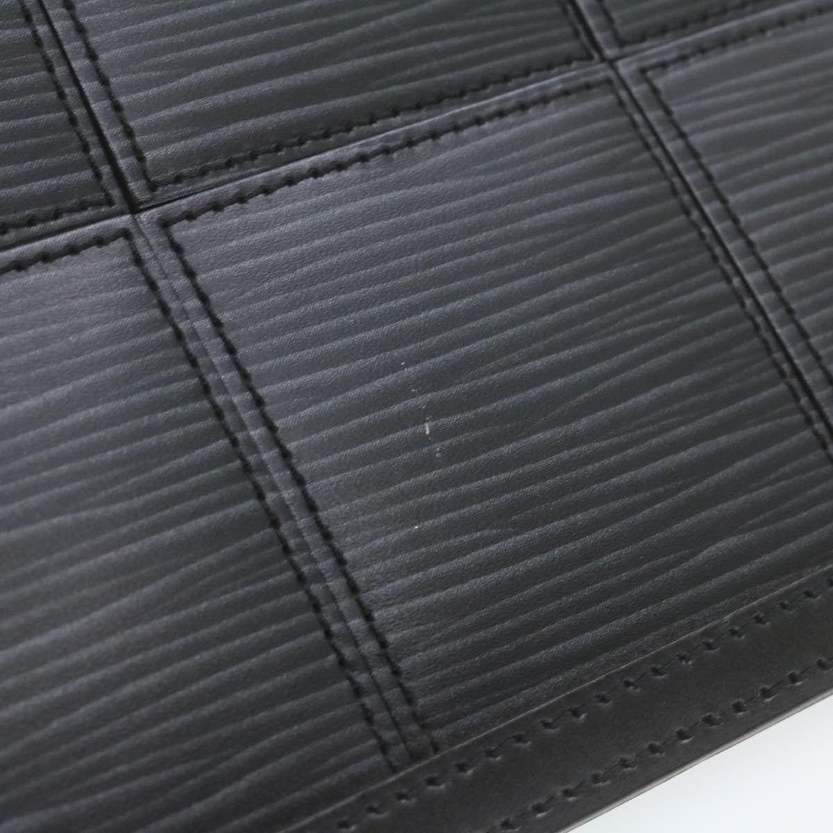 LOUIS VUITTON Epi Stretch Mojito Shoulder Bag Pouch Black M54612 LV Auth 21016