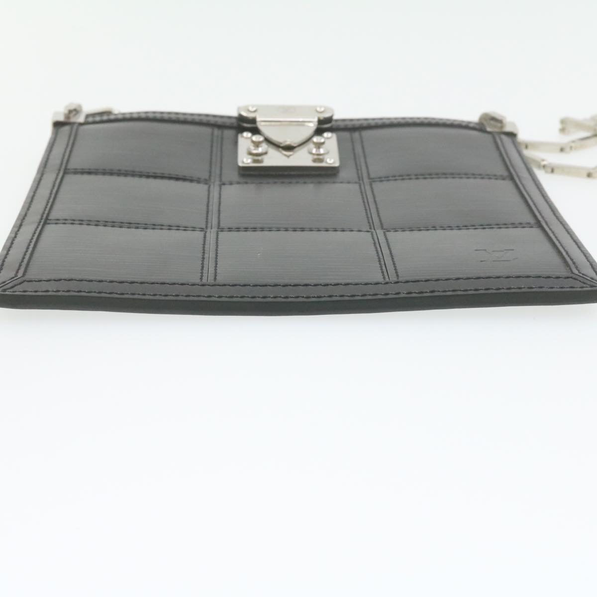 LOUIS VUITTON Epi Stretch Mojito Shoulder Bag Pouch Black M54612 LV Auth 21016