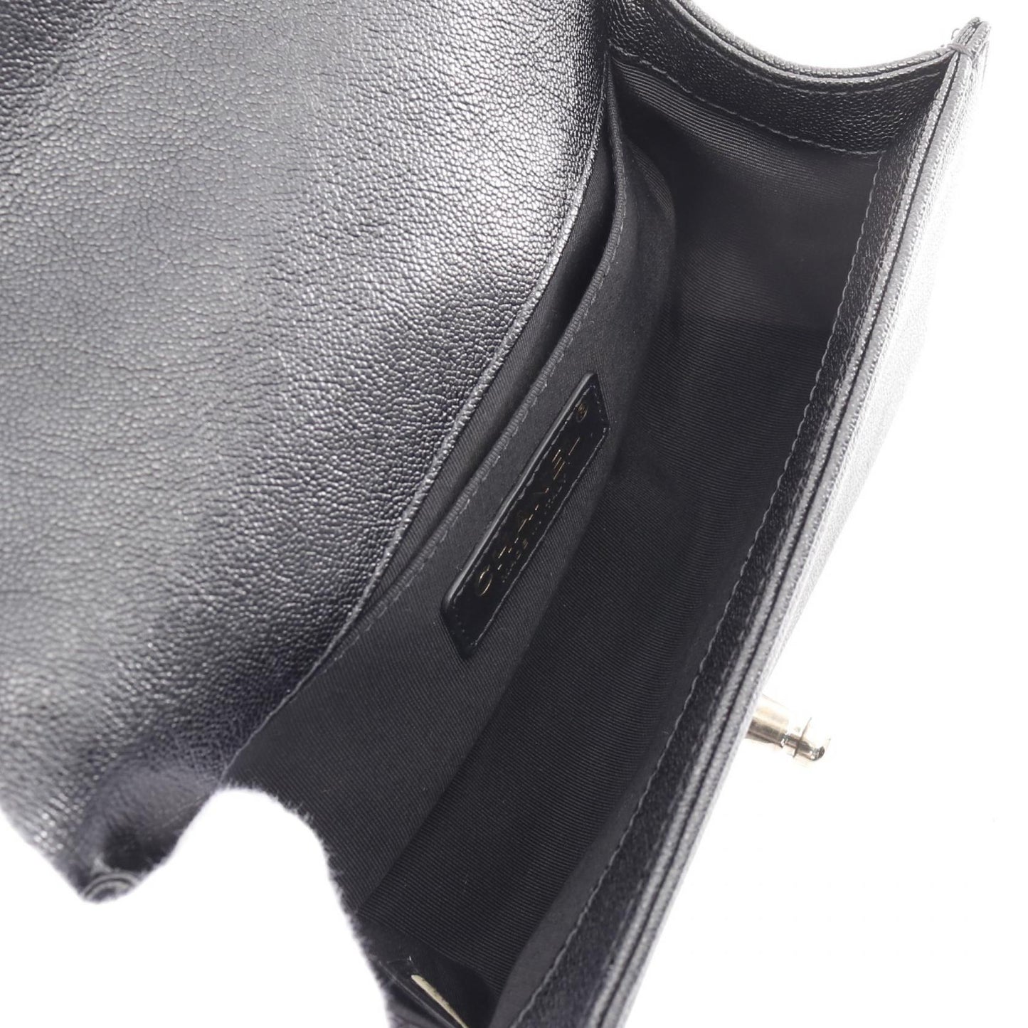 Chanel Boy Small Chevron Leather Shoulder Bag