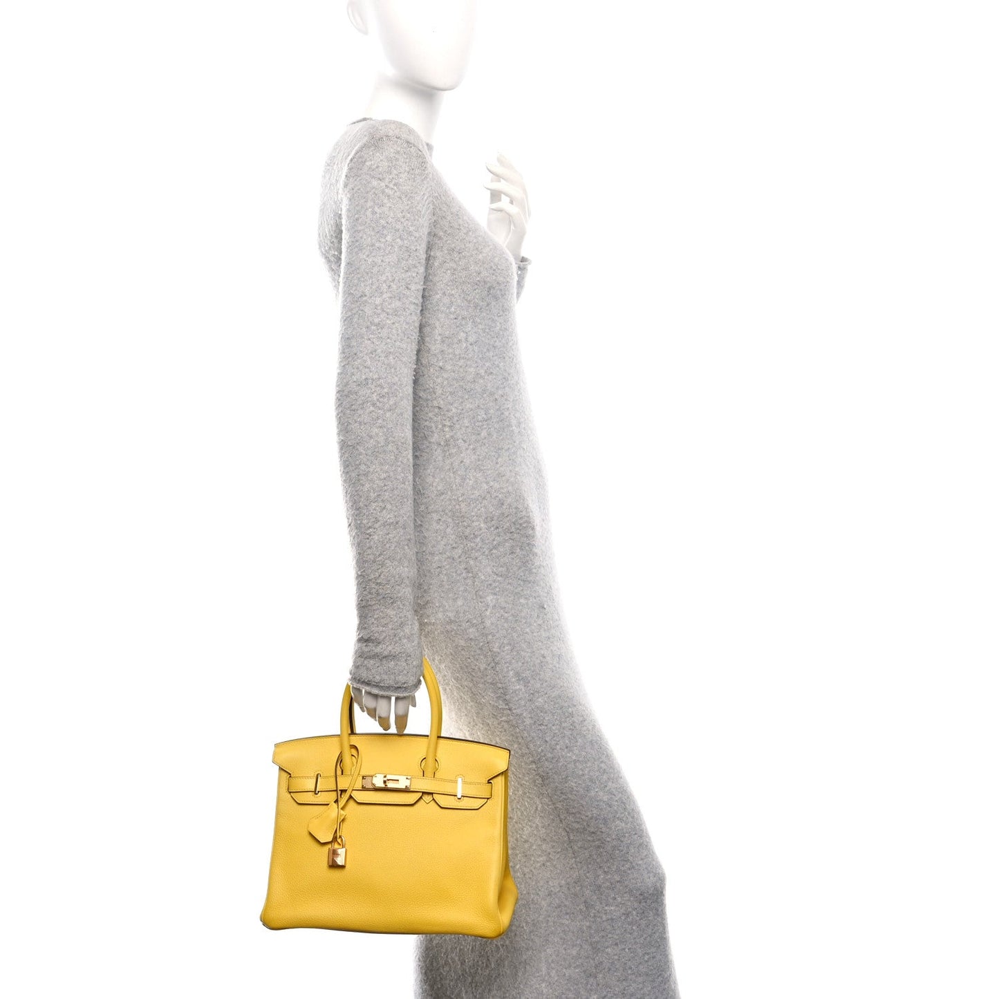 Hermes Taurillon Novillo Birkin 30 Jaune De Naples