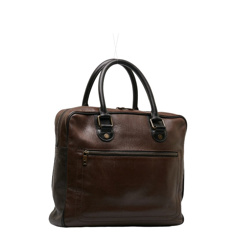 Louis Vuitton Business Bag M92532 Cafe Brown Leather Men's