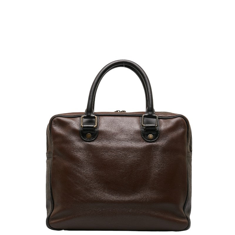 Louis Vuitton Business Bag M92532 Cafe Brown Leather Men's