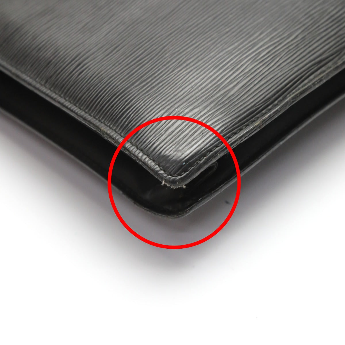 LOUIS VUITTON Business bag M54462 Epi Leather Noir Business bag Epi Porto de cuman bandouliere mens  d