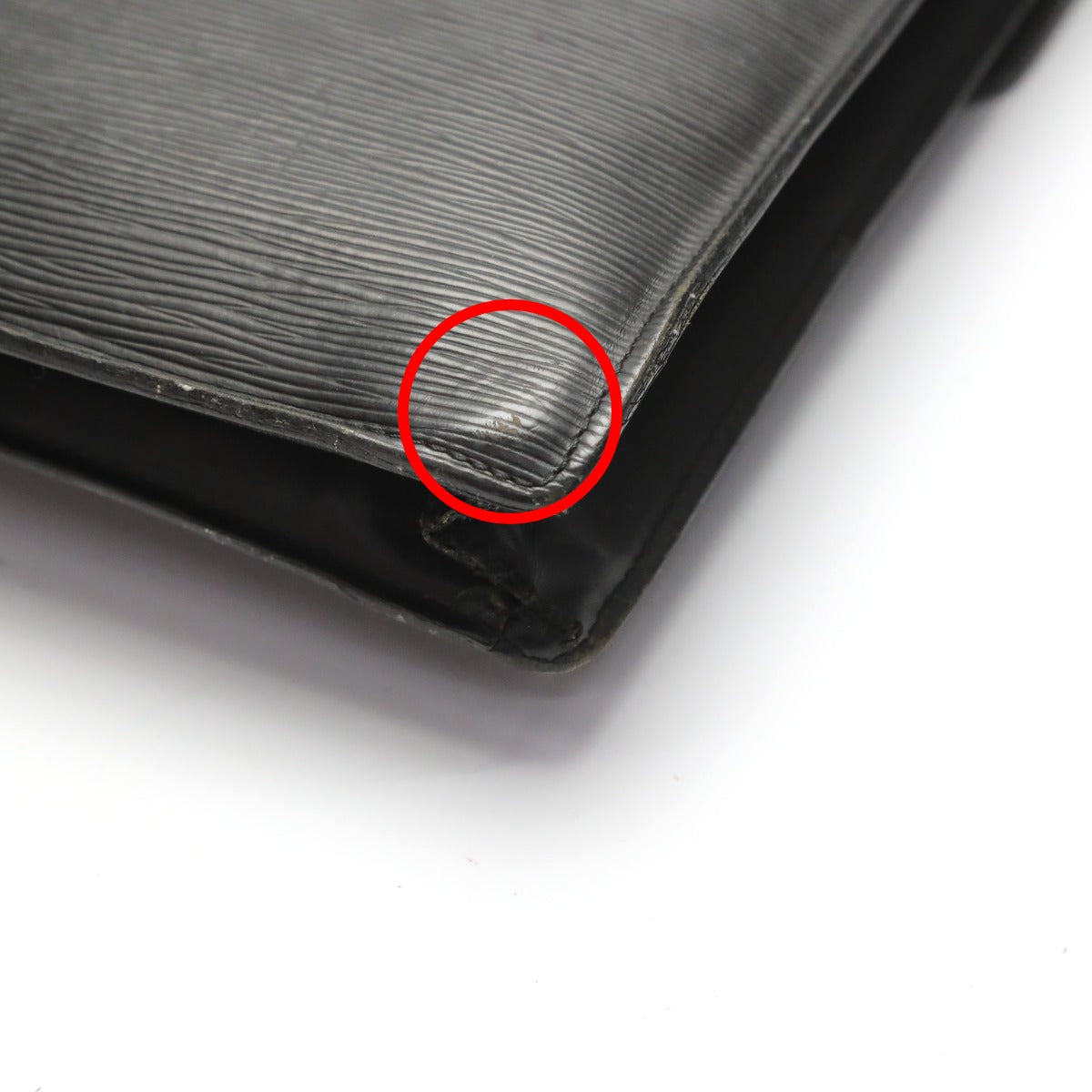 LOUIS VUITTON Business bag M54462 Epi Leather Noir Business bag Epi Porto de cuman bandouliere mens  d