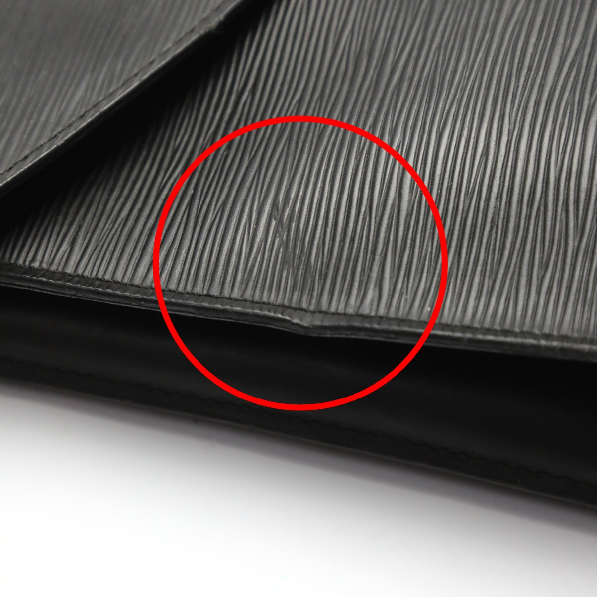 LOUIS VUITTON Business bag M54462 Epi Leather Noir Business bag Epi Porto de cuman bandouliere mens  d