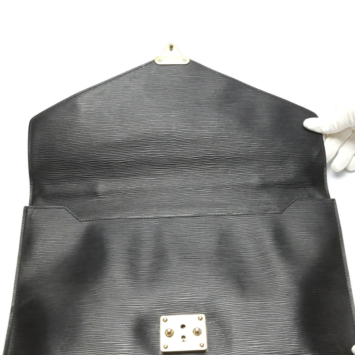 LOUIS VUITTON Business bag M54462 Epi Leather Noir Business bag Epi Porto de cuman bandouliere mens  d