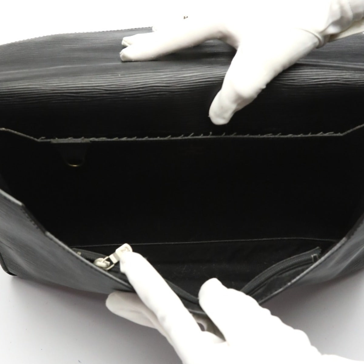 LOUIS VUITTON Business bag M54462 Epi Leather Noir Business bag Epi Porto de cuman bandouliere mens  d