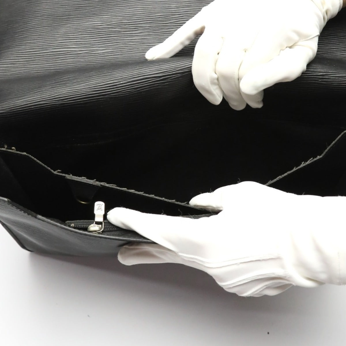 LOUIS VUITTON Business bag M54462 Epi Leather Noir Business bag Epi Porto de cuman bandouliere mens  d