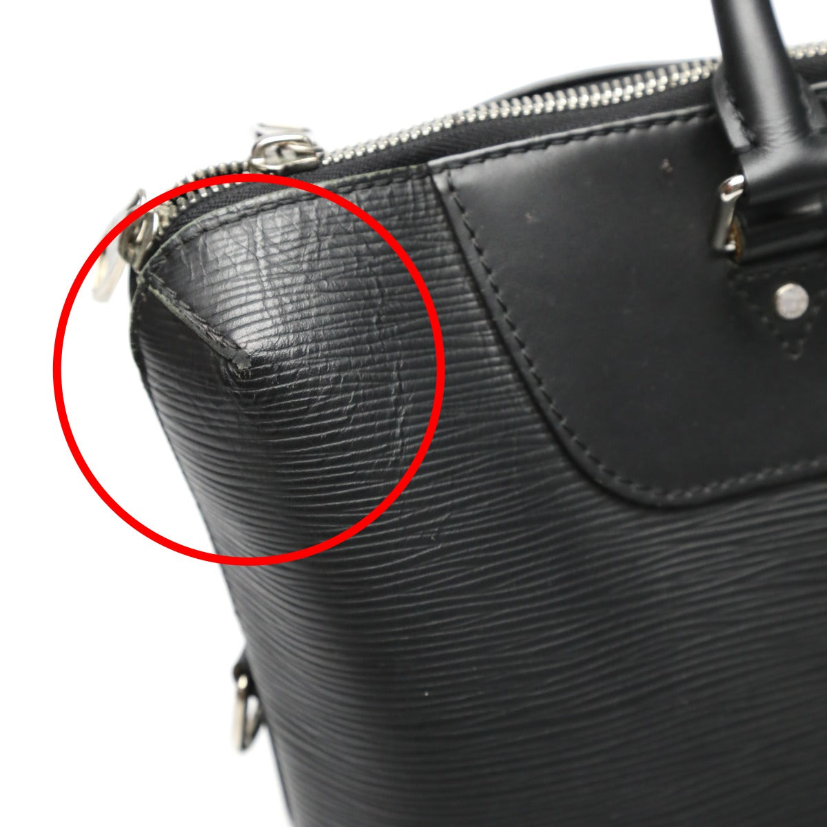 LOUIS VUITTON Business bag M50163 Noir Epi Porte Documan Jules