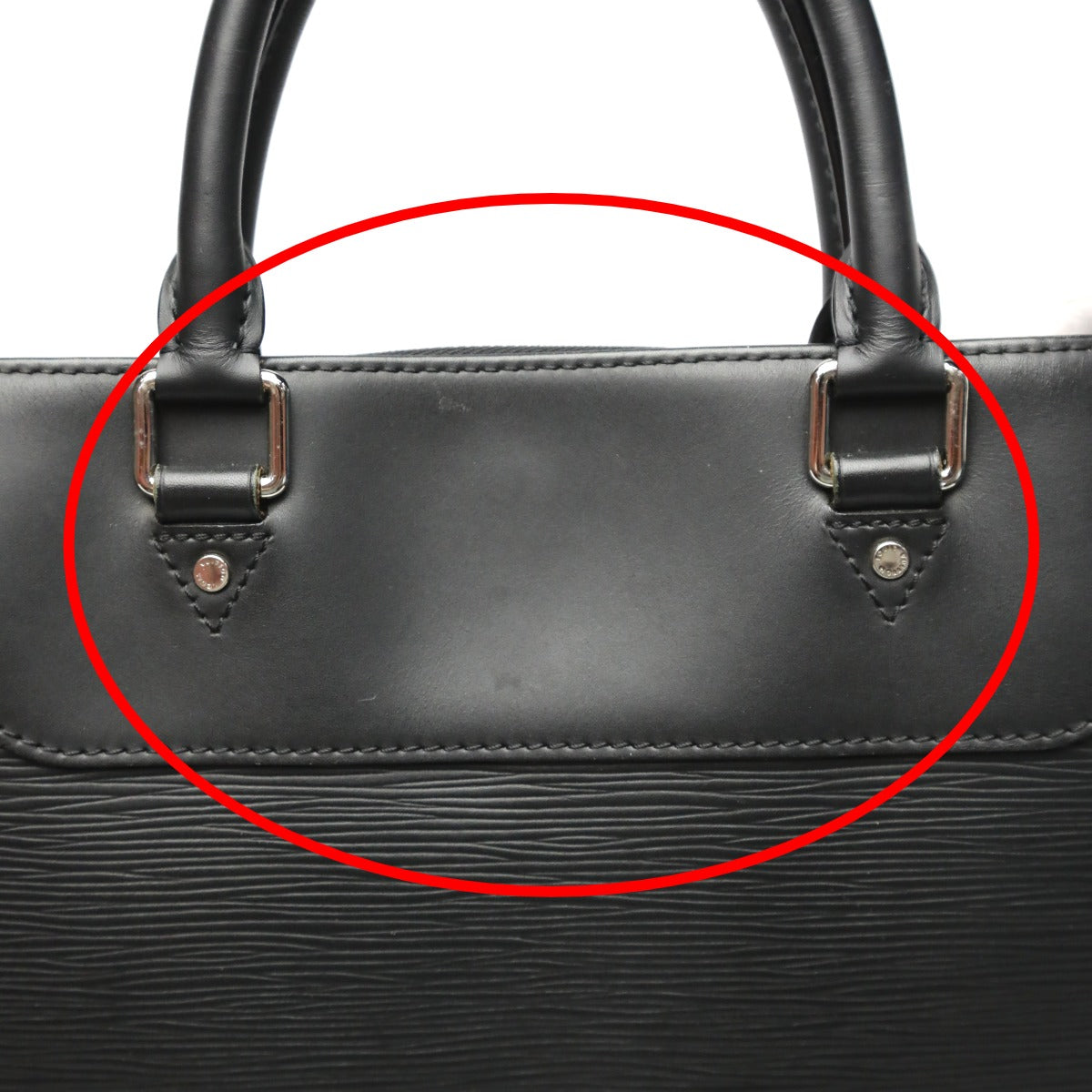 LOUIS VUITTON Business bag M50163 Noir Epi Porte Documan Jules