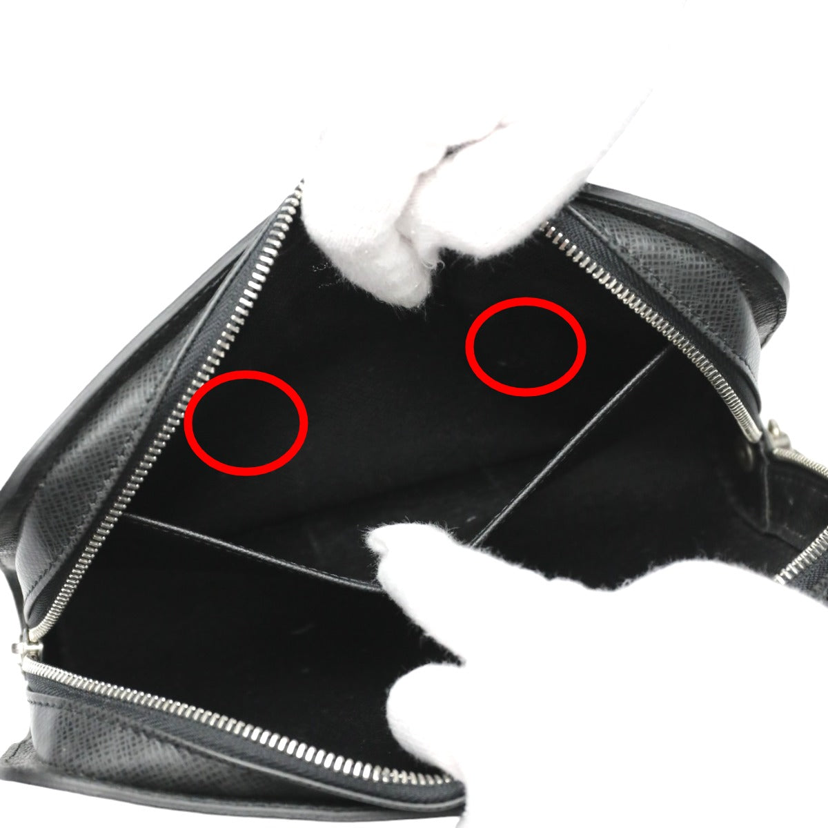 LOUIS VUITTON business bag M30182 Taiga black business bag Taiga Baikal Aldwards mens  d