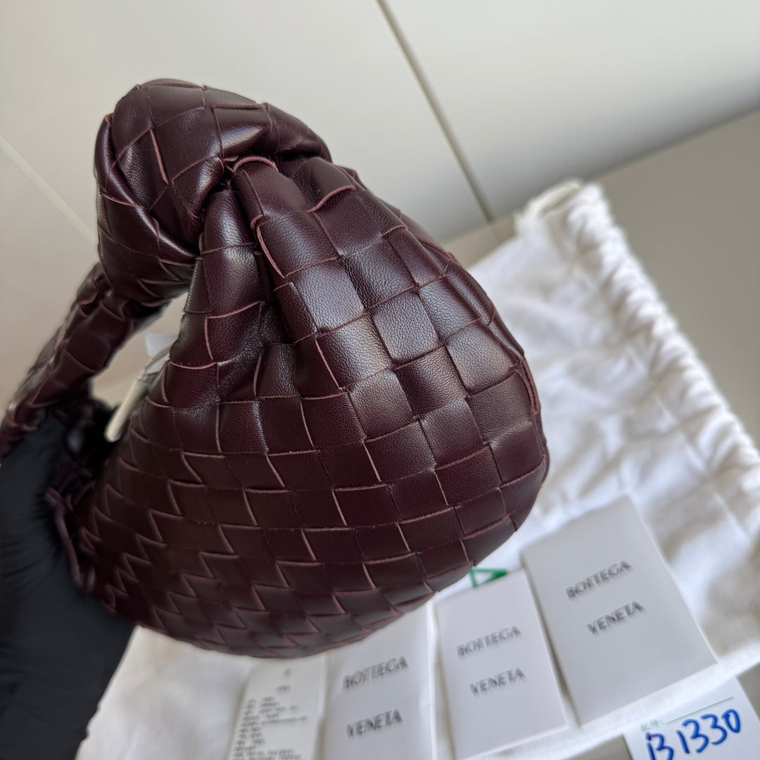 Bottega Veneta Jodie Mini Burgundy Wine Leather Never Worn