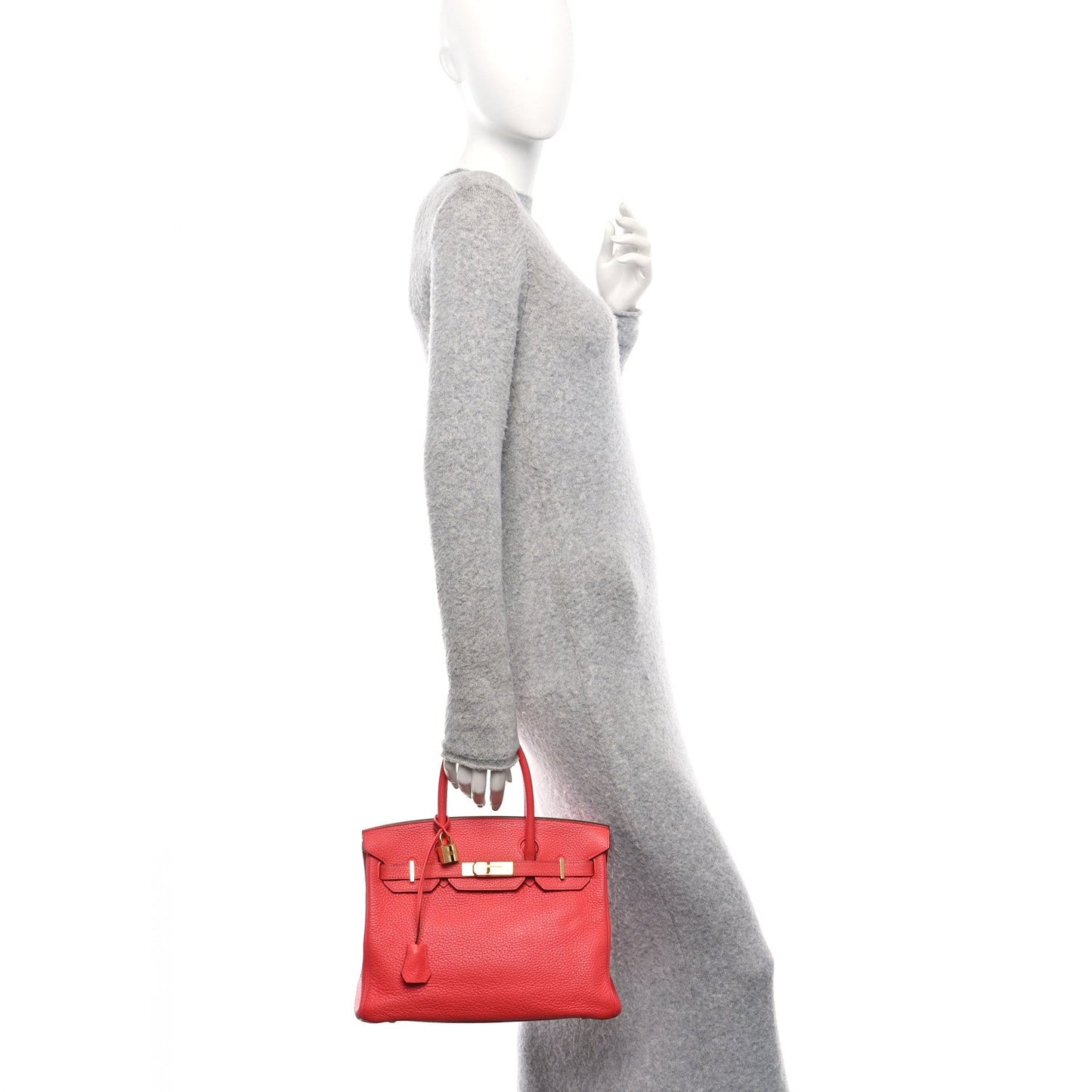 Hermes Togo Birkin 30 Rouge Pivoine