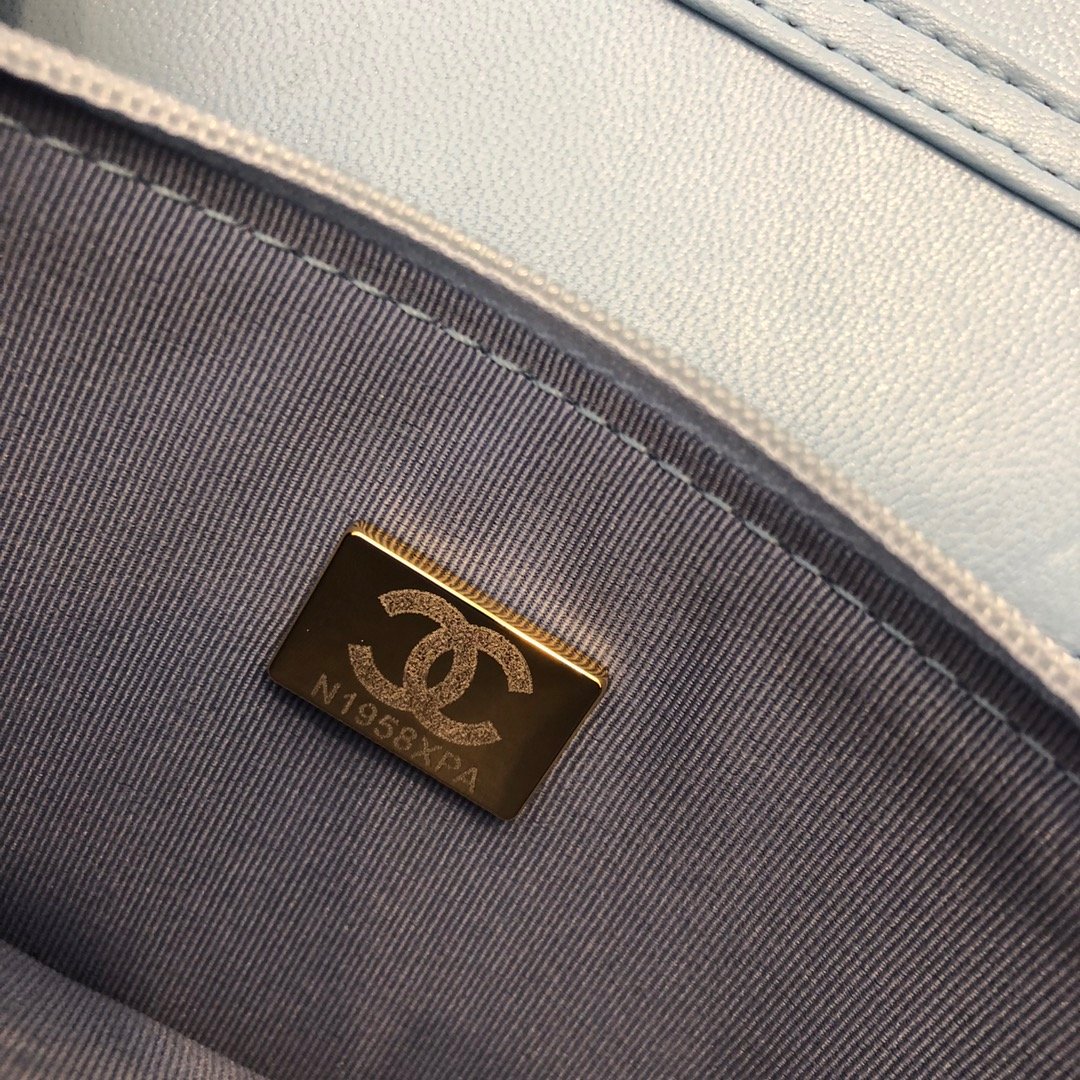 CHLOriginal Small Classic Top Qualityap Bag Gold Hardware Blue For Women Handbags, Shoulder Bags 7.5in/19cm AP33814