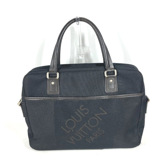 LOUIS VUITTON Business bag M93082 Damier Jean Canvas black Damier Jean Yak