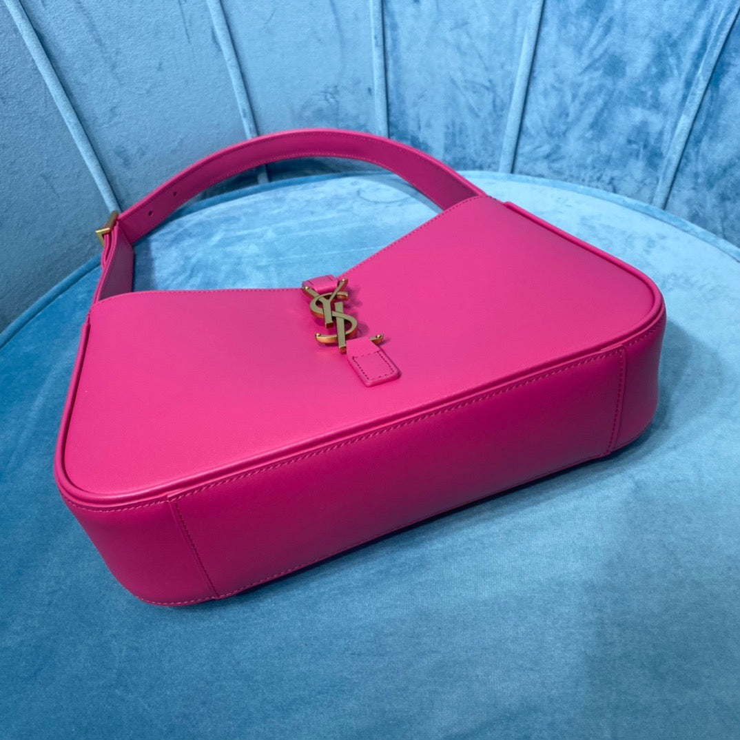 Top Quality Le 5 À 7 Hobo Bag In Smooth Pink For Women 9in/23cm YSL 6572282R20W5623