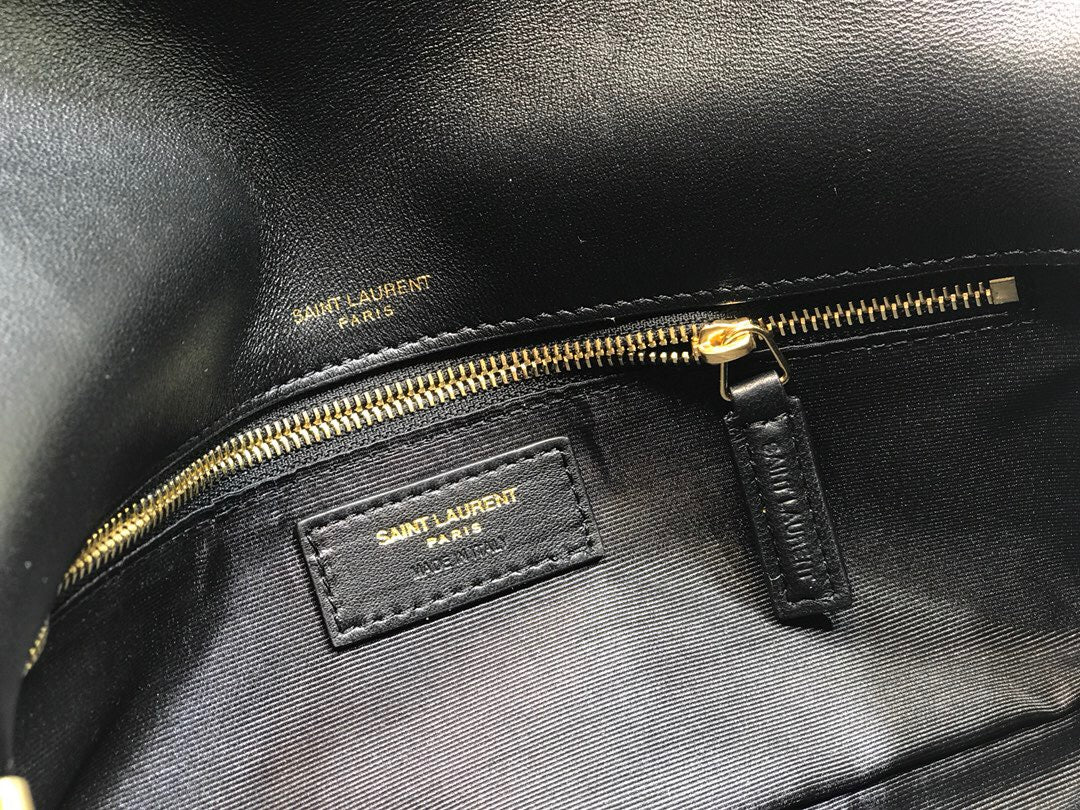 Top Quality Kate Tassel Small Shoulder Bag Black For Women 10.2in/26cm YSL 6042760UD7W1011