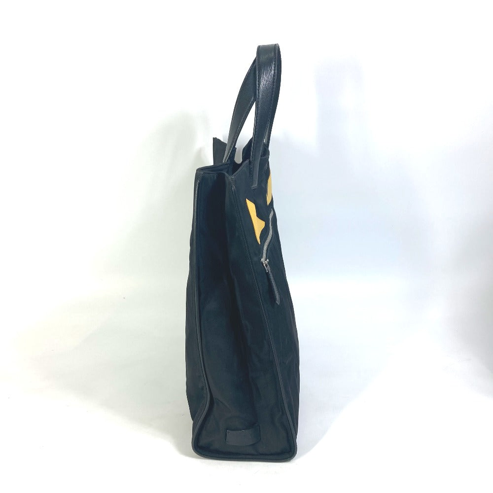 FENDI Tote Bag 7VA367 Nylon black Monster Bugs mens