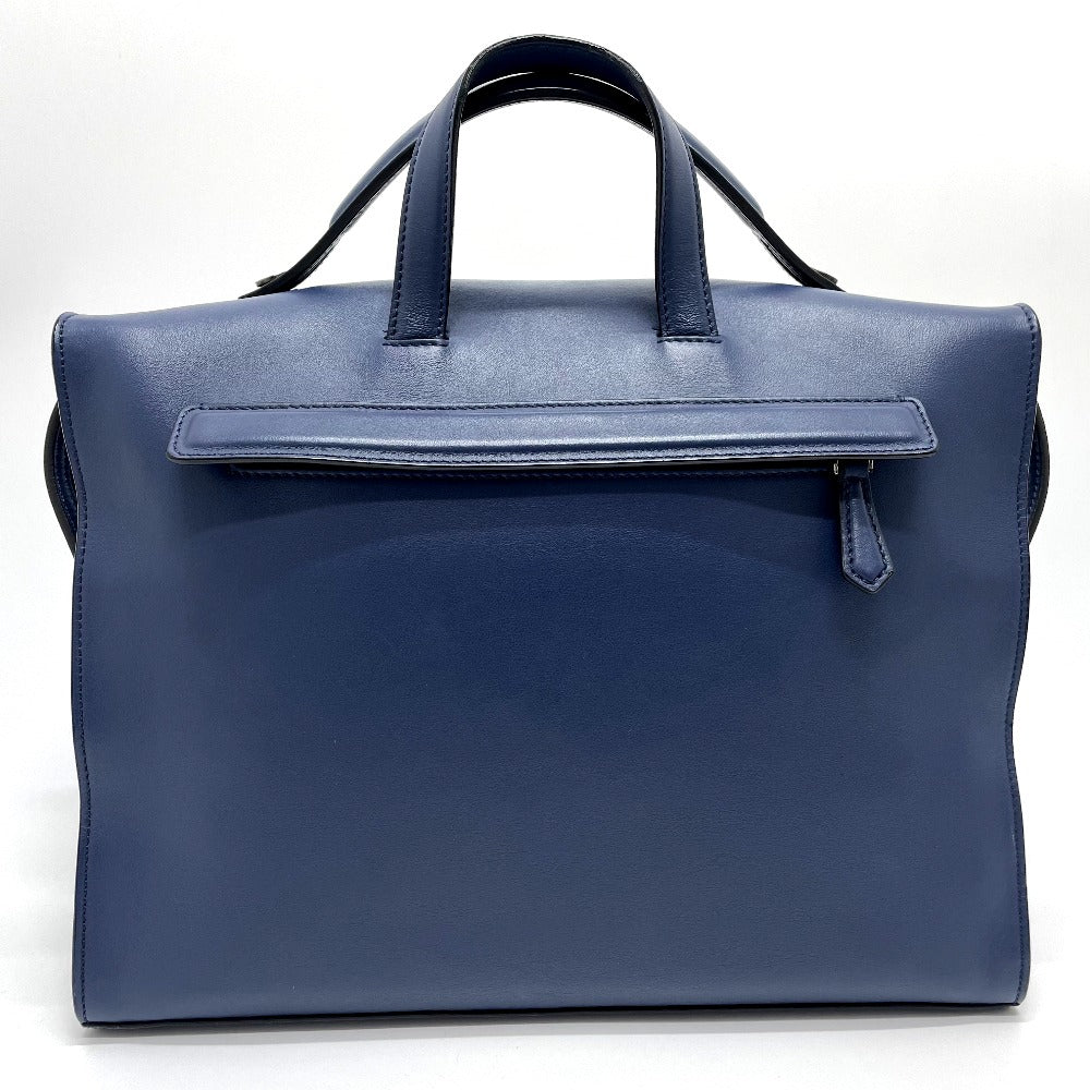 FENDI Business bag 7VA400 leather Navy 2 type handle Briefcase mens