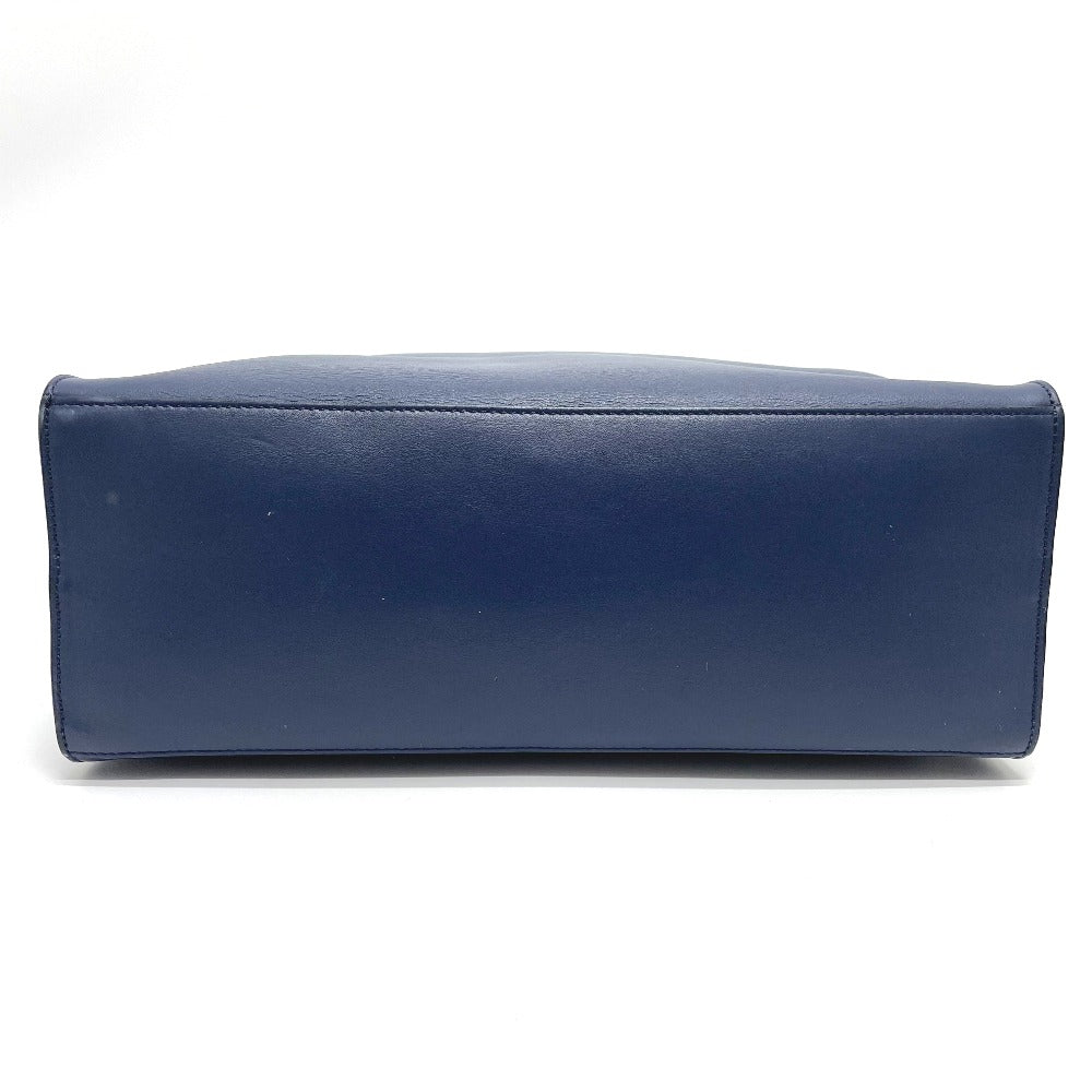 FENDI Business bag 7VA400 leather Navy 2 type handle Briefcase mens