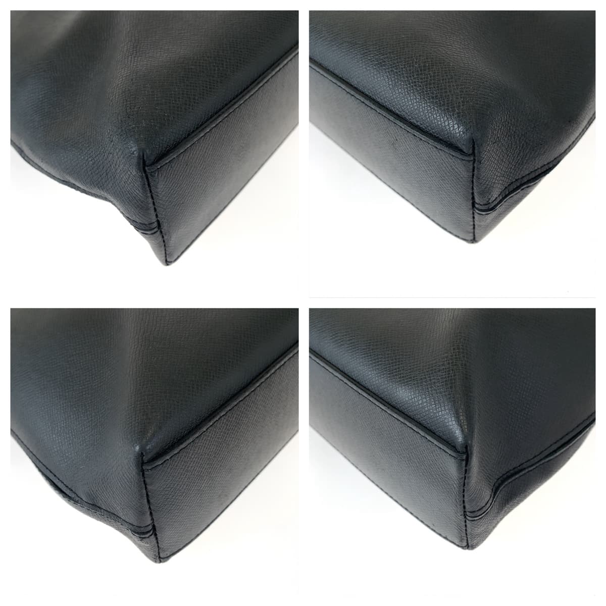 LOUIS VUITTON Business bag M33433 Taiga Noir black black Tote Bag Business bag Taiga Anton Tote mens  d