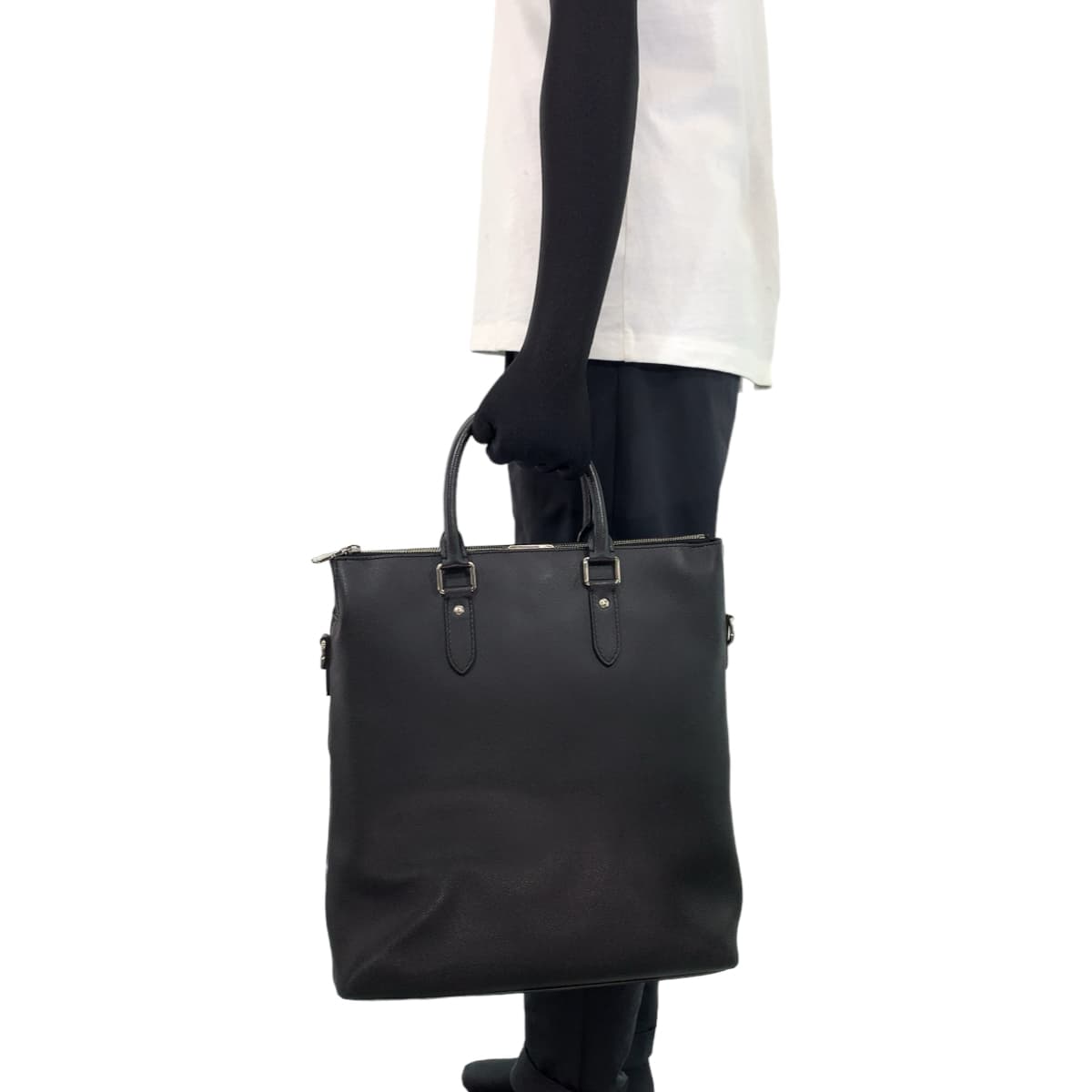 LOUIS VUITTON Business bag M33433 Taiga Noir black black Tote Bag Business bag Taiga Anton Tote mens  d