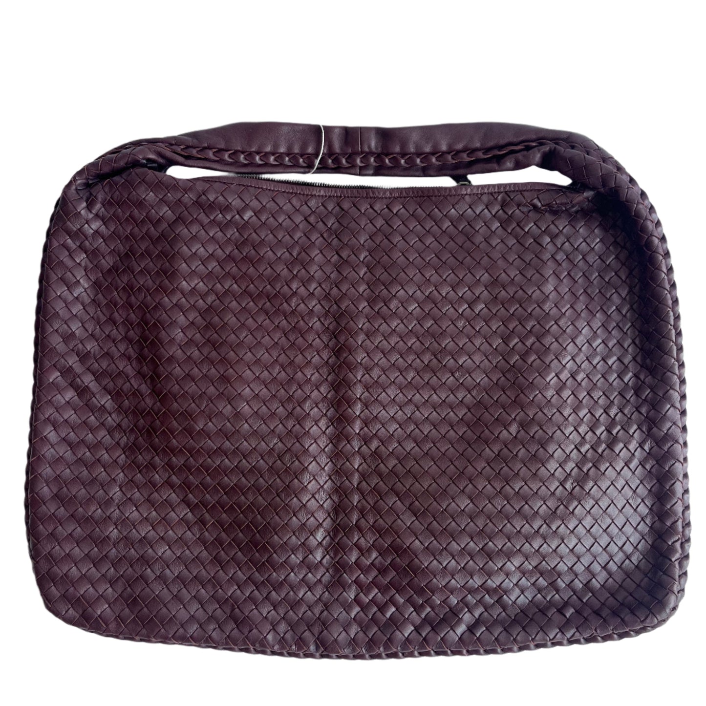 Bottega Veneta Hobo Maxi Dark Wine Burgundy Leather 51cm