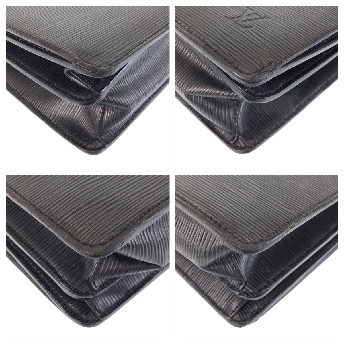 LOUIS VUITTON Business bag M54532 Epi Leather Noir Black SilverMetal Business bag briefcase Epi Robusto mens  d