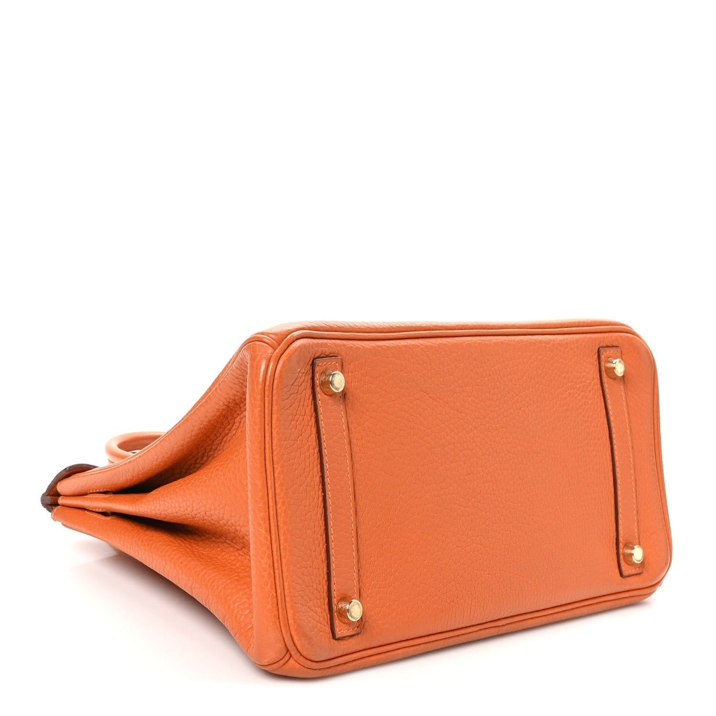 Hermes Taurillon Clemence Birkin 30 Potiron