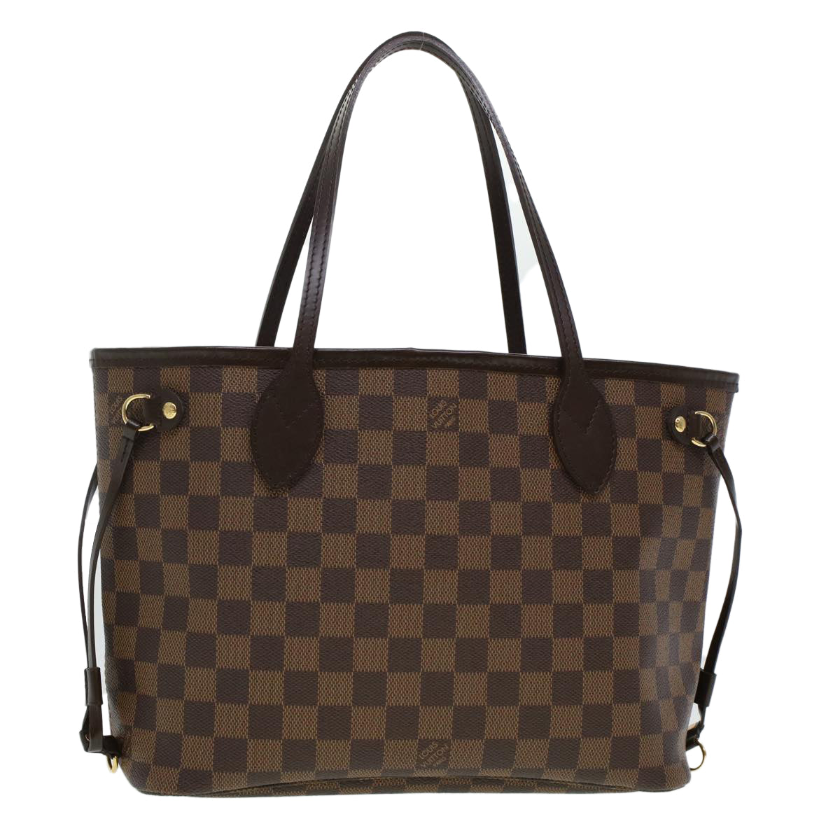 LOUIS VUITTON Damier Ebene Neverfull PM Tote Bag N51109 LV  44698