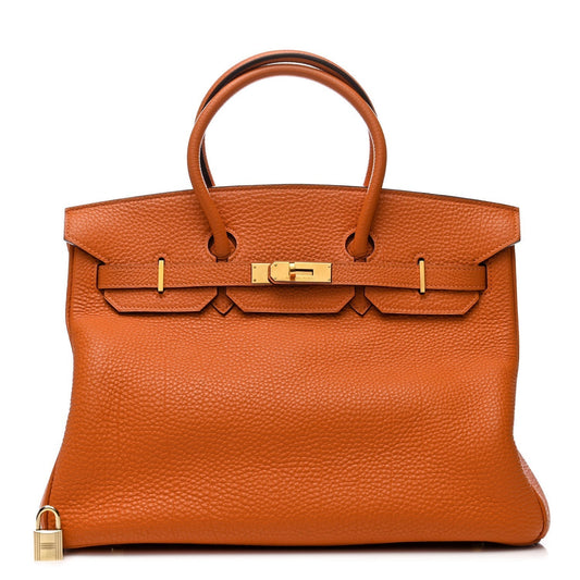 Hermes Fjord Birkin 35 Orange