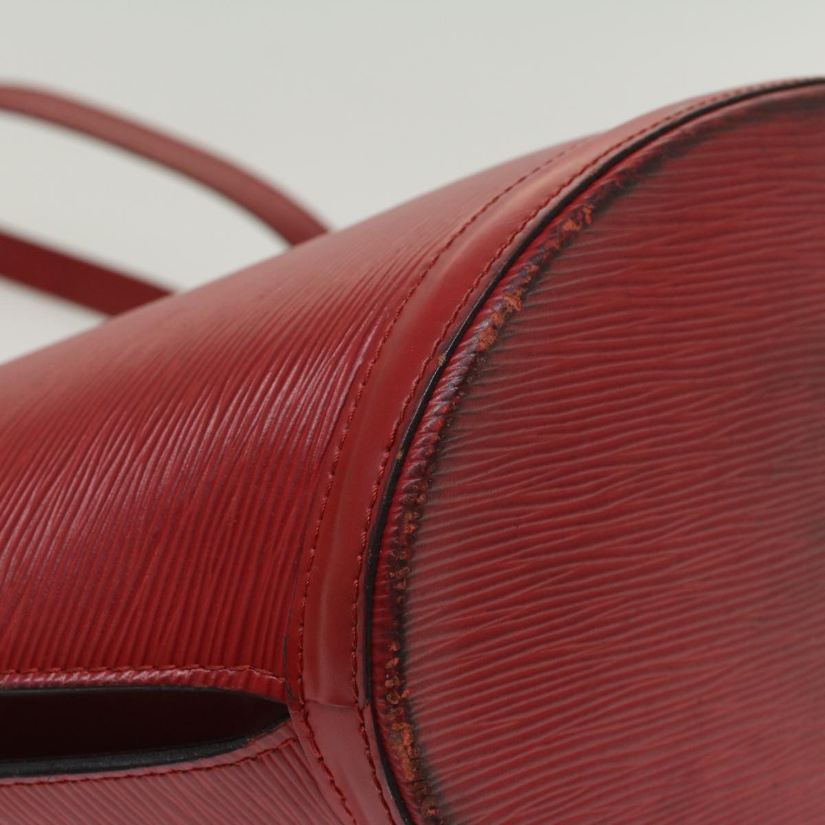 LOUIS VUITTON Epi Saint Jacques Shopping Shoulder Bag Red M52277 LV  48964