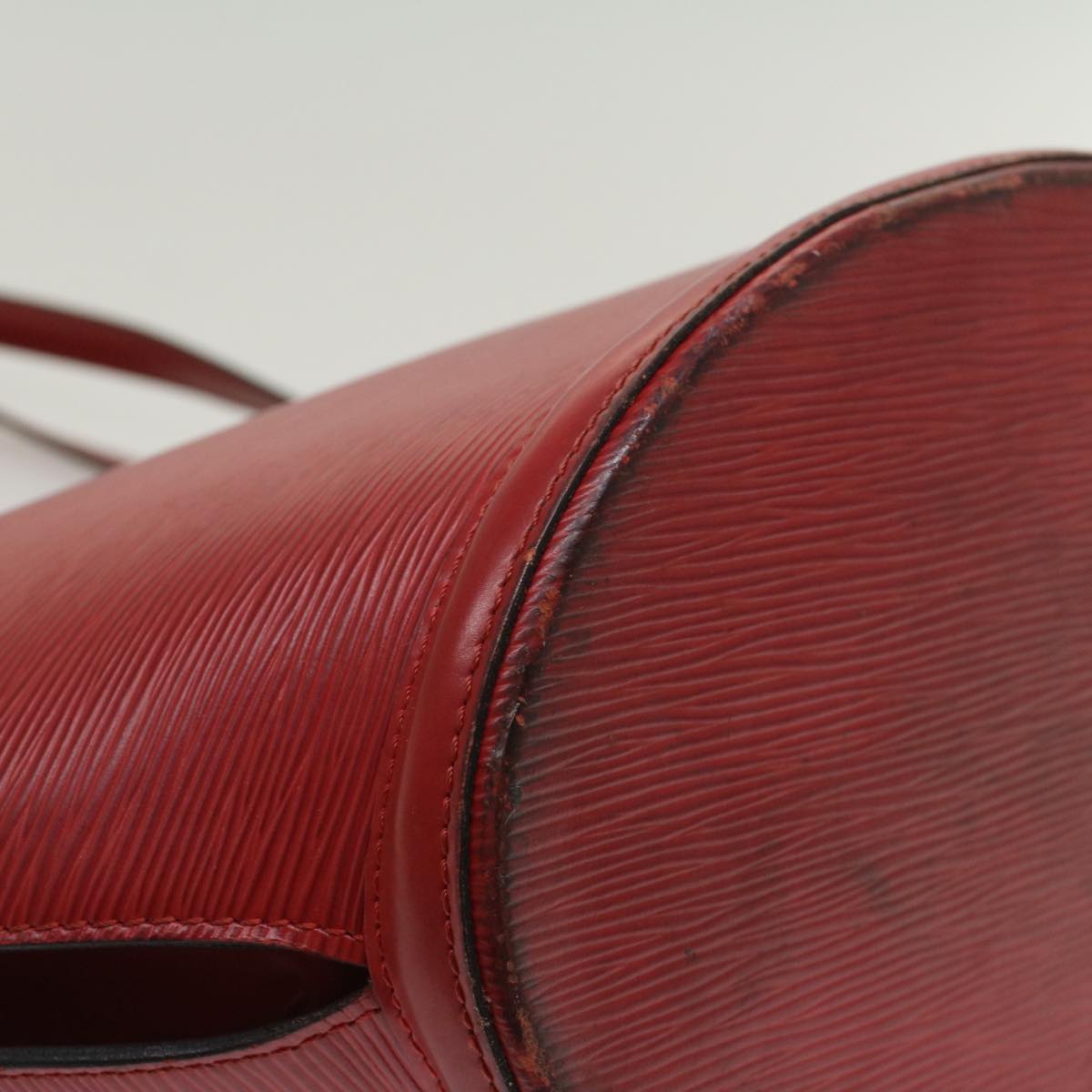 LOUIS VUITTON Epi Saint Jacques Shopping Shoulder Bag Red M52277 LV  48964