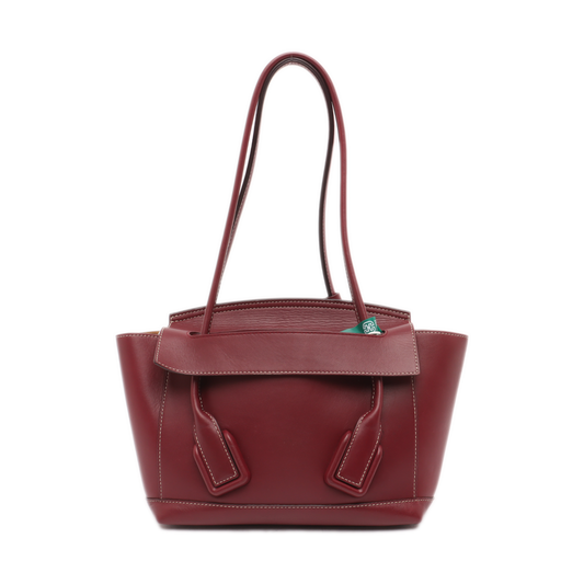 Bottega Veneta Arco Tote Bag Small Burgundy Leather 23cm