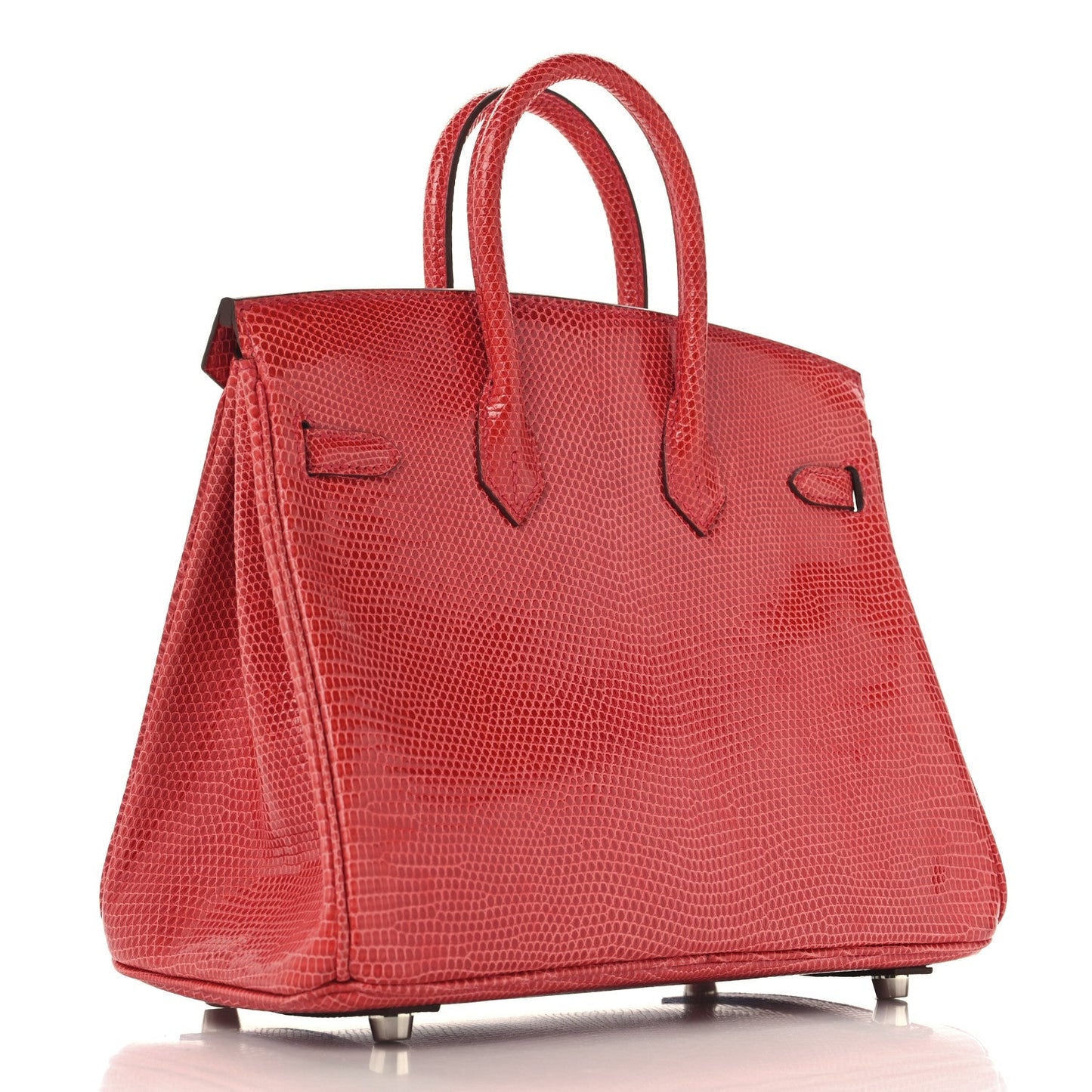 Hermes Lizard Birkin 25 Bougainvillea