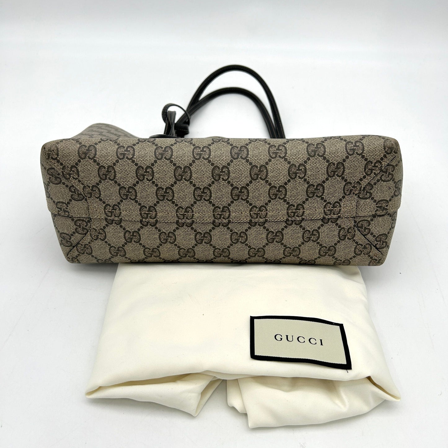 Gucci GG Supreme Small Reversible Tote Bag - Brown Totes, Handbags LA9561