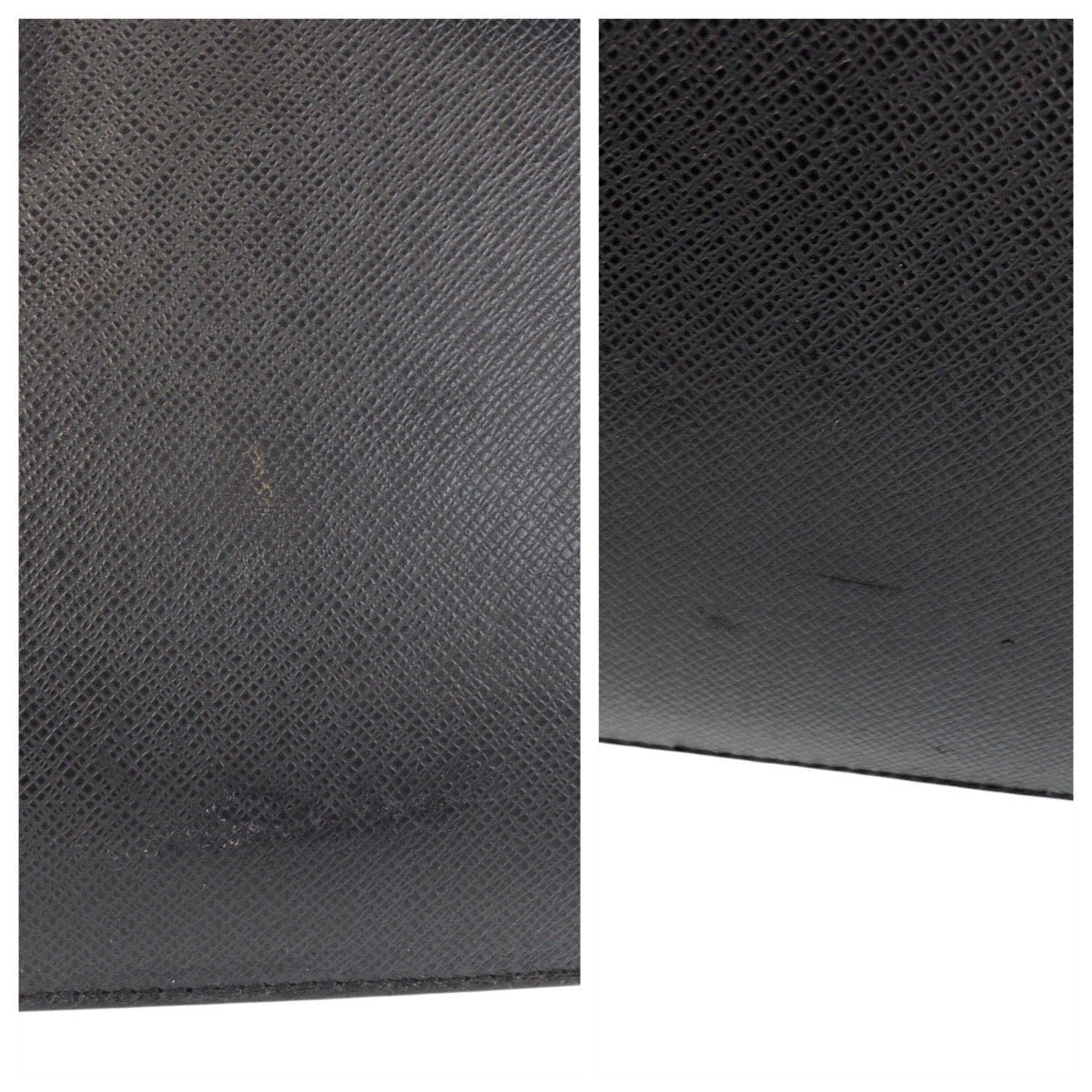 LOUIS VUITTON Business bag M31052 leather Ardoise Black SilverMetal Business bag briefcase Taiga Robusto 1 mens  d