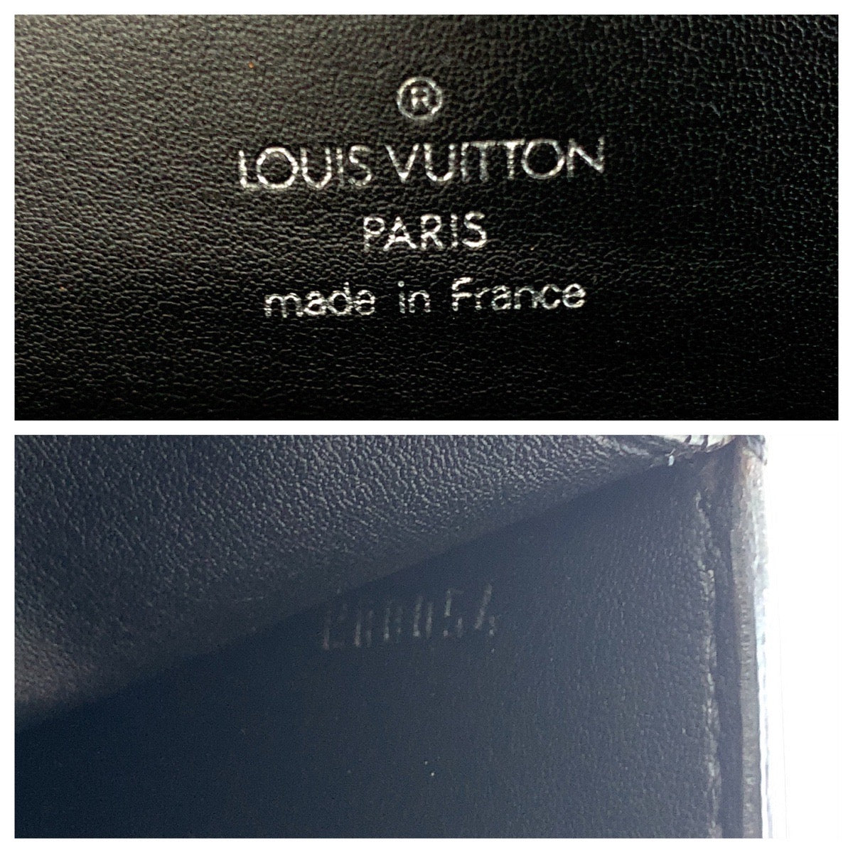 LOUIS VUITTON Business bag M30802 Taiga black Briefcase handbag Kazan