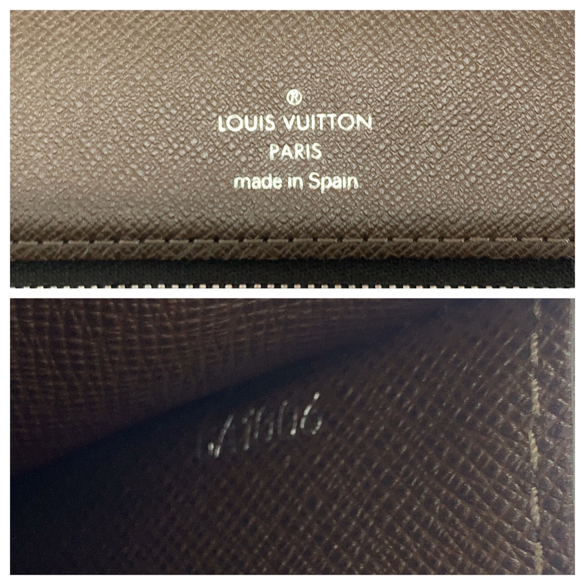 LOUIS VUITTON business bag M30786 Taiga Brown Silver Metal Taiga Selenga