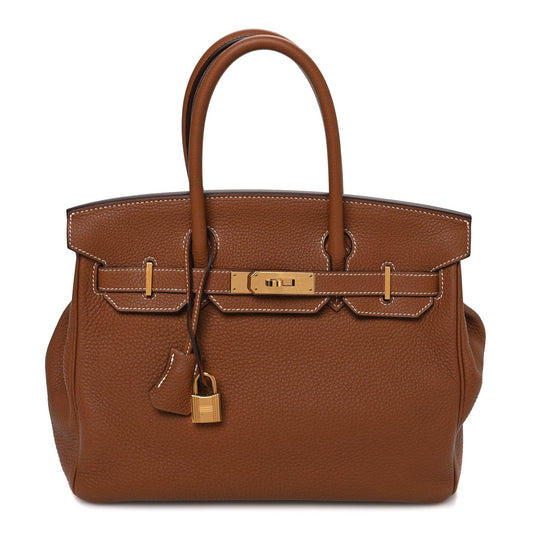 Hermes Togo BIRKIN 30 Gold