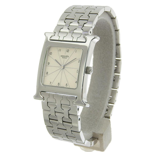 HERMES Watches Quartz HH1.510 Stainless Steel Silver H watch Silver dial Women  d