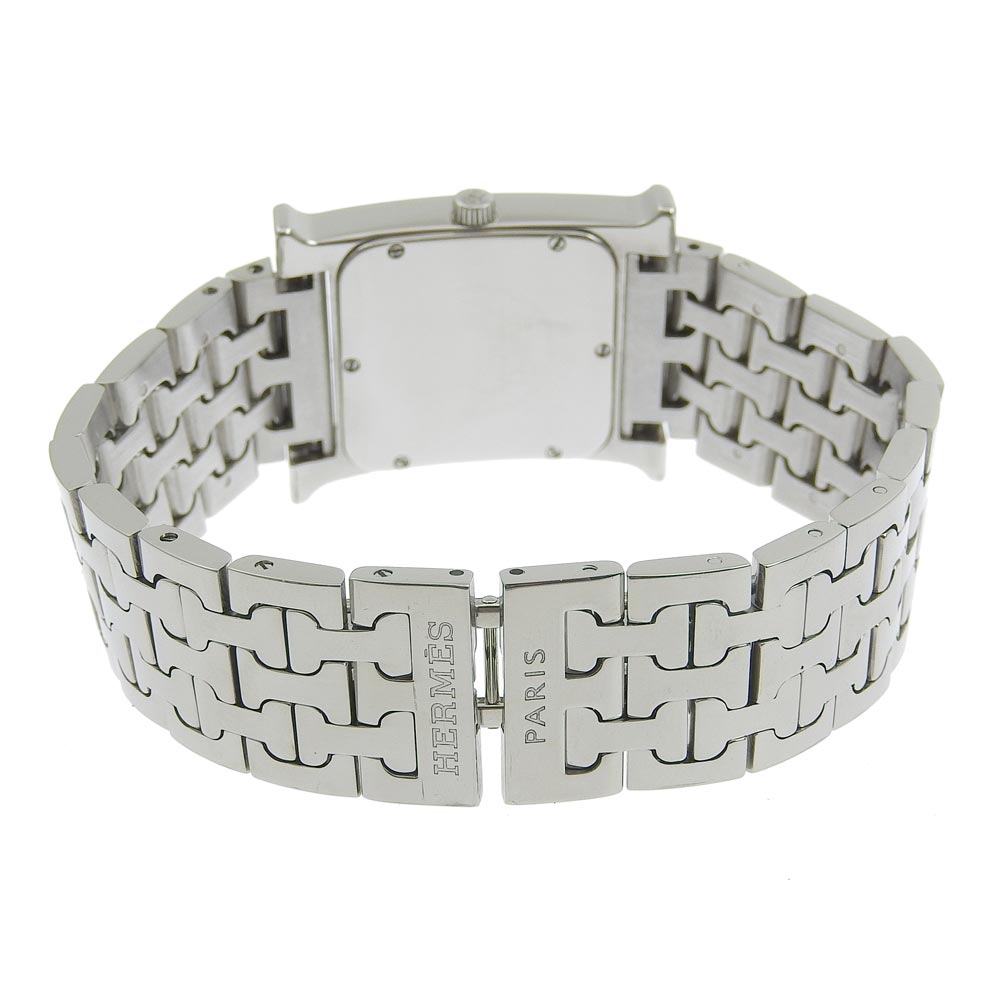 HERMES Watches Quartz HH1.510 Stainless Steel Silver H watch Silver dial Women  d