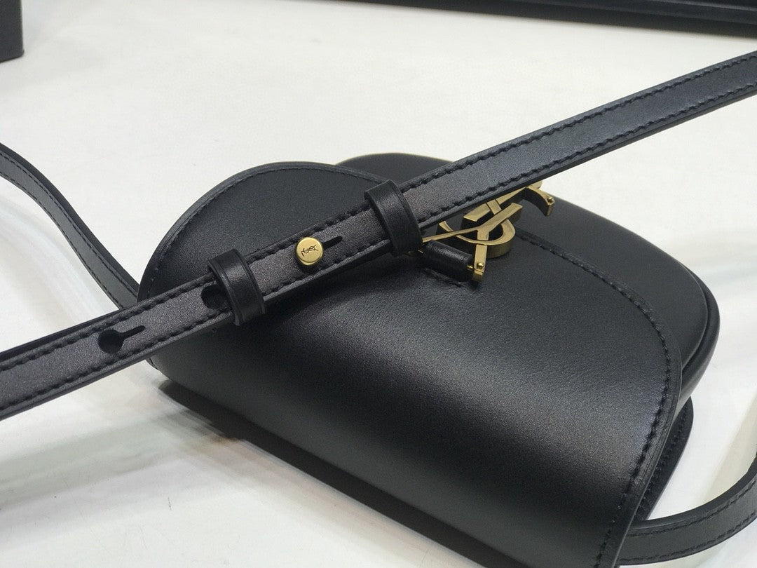 Top Quality Kaia Small Satchel Black For Women 7.2in/18.5cm YSL 619740BWR0W1000