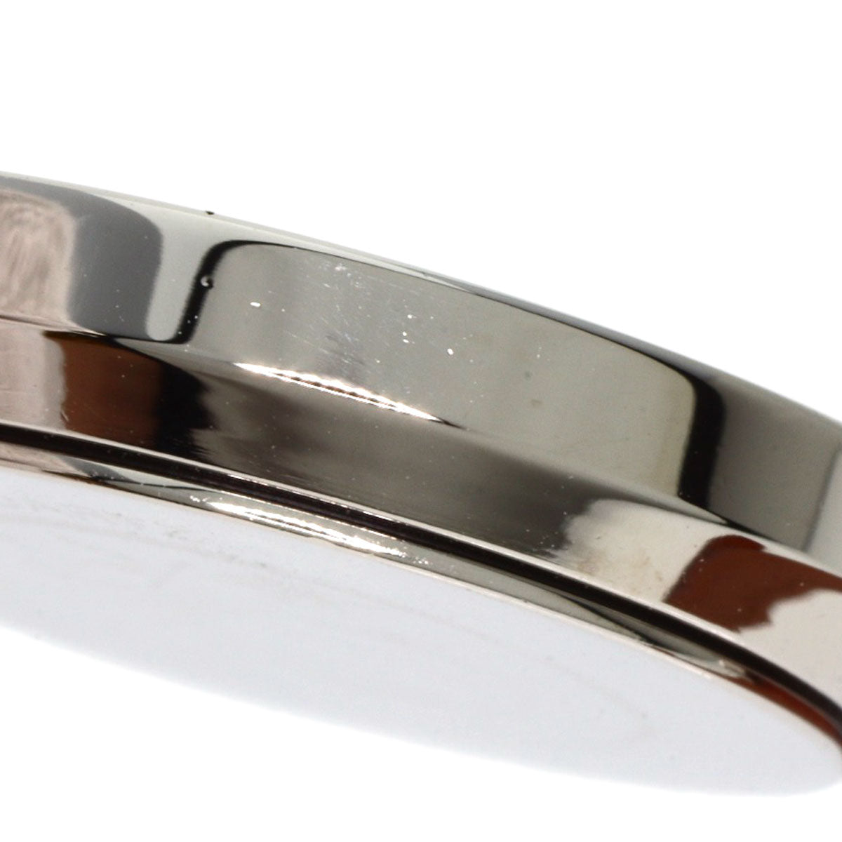 HERMES Watches Quartz Stainless Steel, Leather Silver Serie white dial Women  d