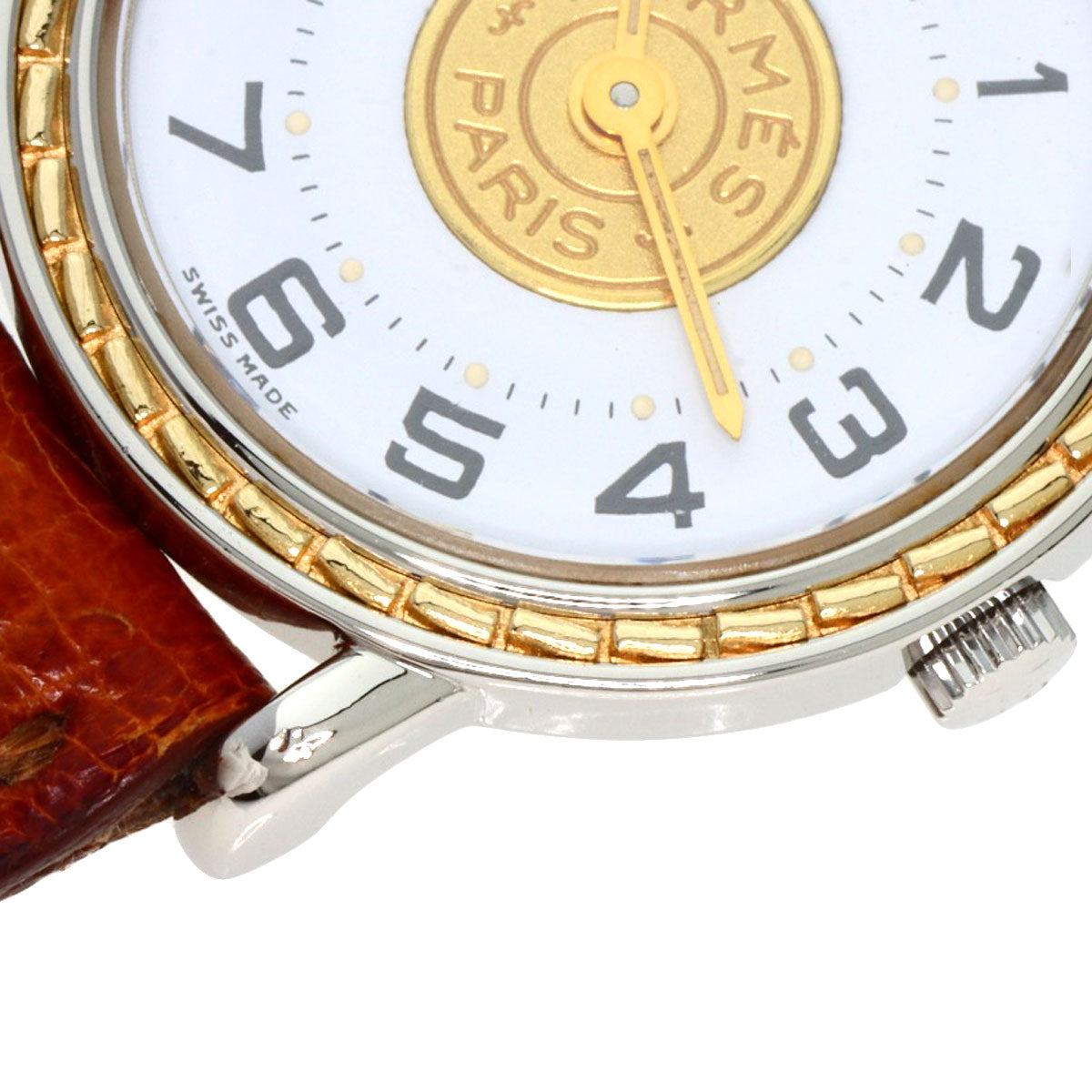 HERMES Watches Quartz Stainless Steel Silver Serie white dial