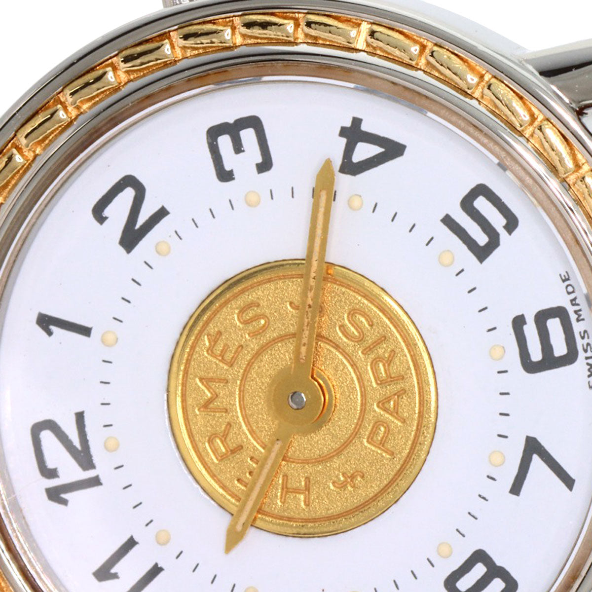 HERMES Watches Quartz Stainless Steel Silver Serie white dial