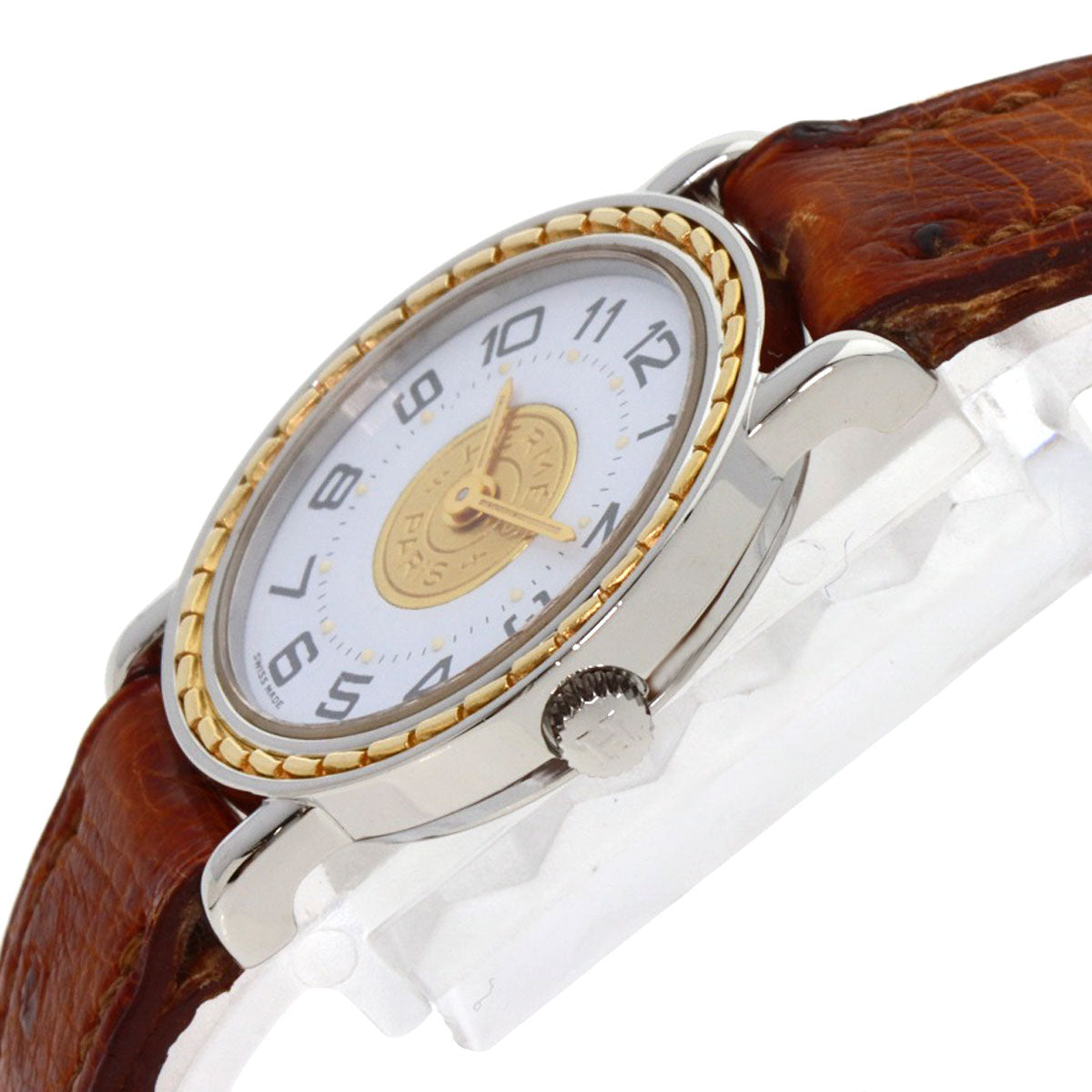 HERMES Watches Quartz Stainless Steel Silver Serie white dial