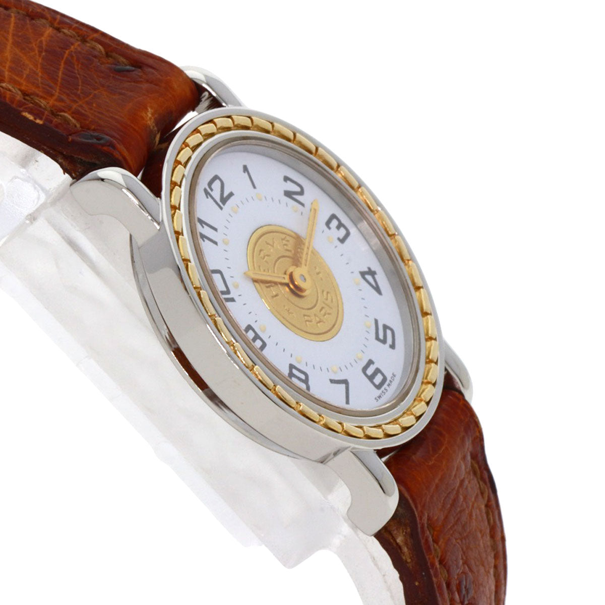 HERMES Watches Quartz Stainless Steel Silver Serie white dial